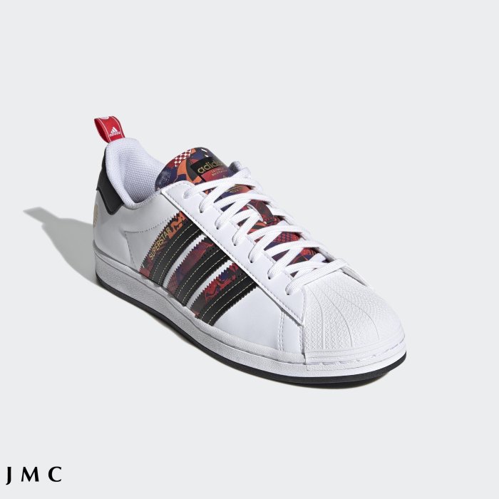 ADIDAS ORIGINALS SUPERSTAR CNY 黑白紅 福 休閒板鞋 男女鞋 Q47184