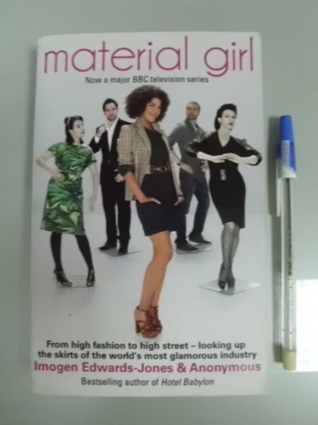 A3☆2009年『MATERIAL  GIRL』IMOGEN EDWARDS-JONES著《CORGI  BOOKS》