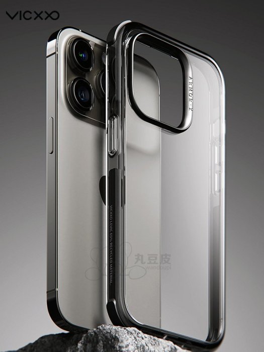 韓國VICXXO防摔手機殼適用蘋果iPhone14 Pro Max透明保護套戶外全包氣囊啞光插卡