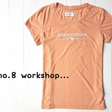 ☆【A&F女生館】☆【Abercrombie LOGO刺繡短袖T恤】☆【AFG002J3】(M)