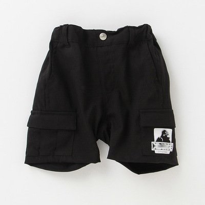 日本X-Large潮牌大猩猩紐扣腰帶扣男女童裝口袋休閑褲短褲