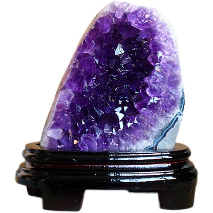 轉運賣場佛飾烏拉圭天然紫晶洞辦公室水晶洞小紫水晶擺件奇石原石紫晶簇紫金洞
