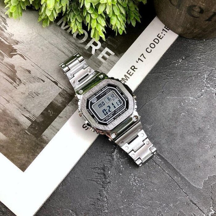 二手全新特賣 Casio卡西歐手錶 G-SHOCK GMW-B5000D-1JFB5000 電子錶 男士腕錶