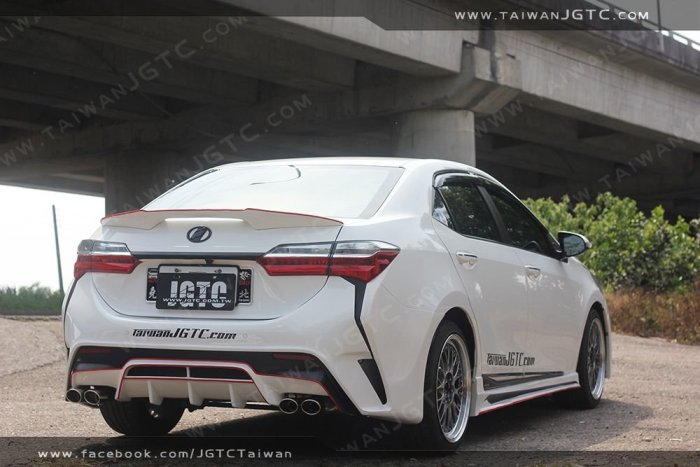 ALTIS 11.5代 改LEXUS LC  ABS 塑膠 後保 前保 側裙 空力套件 非 前下 後下 豹Z