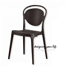 【設計私生活】迪亞尼造型椅、書桌椅、餐椅-黑色(部份地區免運費)121U