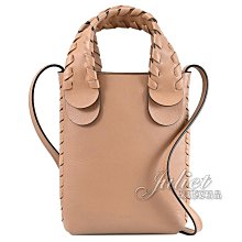 【茱麗葉精品】全新商品 CHLOE 專櫃商品 MONY 烙印LOGO編織飾邊迷你兩用包.淺棕 現貨