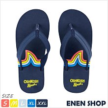 『Enen Shop』@OshKosh 彩虹魚鰭款夾腳拖鞋/人字拖/海灘鞋 #OS20U27H｜S/M/L/XL/XXL