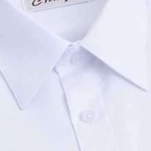 大尺碼【CHINJUN/35系列】勁榮抗皺襯衫-短袖、黑白相間條紋、18.5吋、19.5吋、20.5吋、s907L