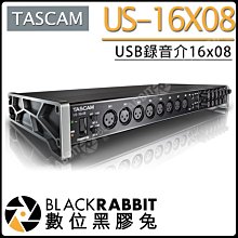 數位黑膠兔【TASCAM US-16x08 USB 錄音介 16x08 】拍攝 USB 收音設備 攝影