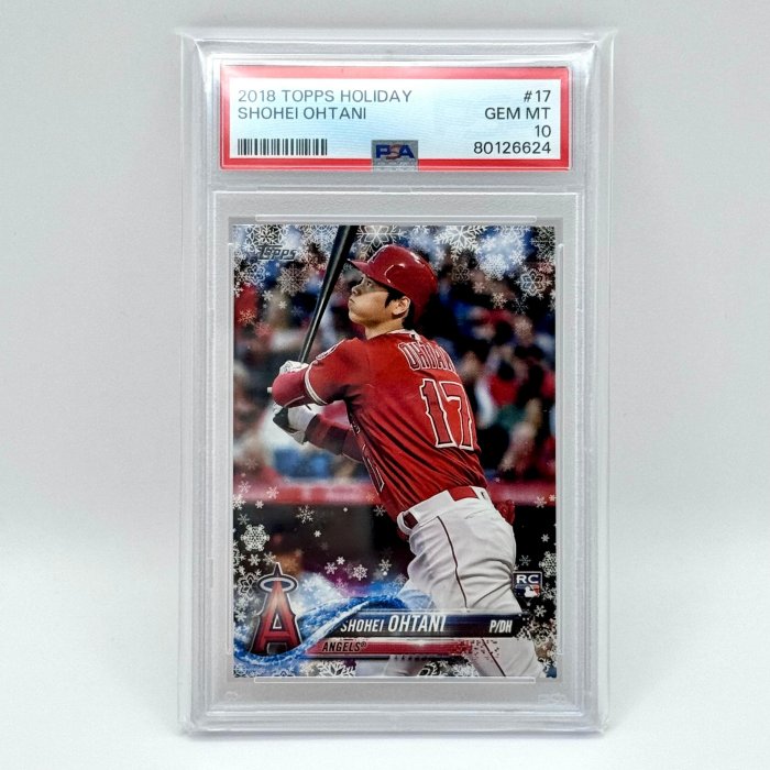 大谷翔平Shohei Ohtani RC新人卡2018 Topps holiday 聖誕節PSA10 