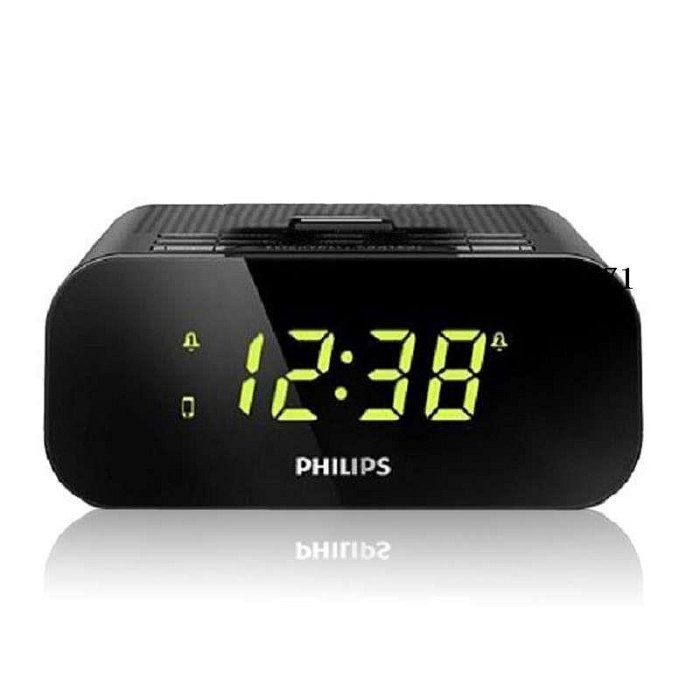 詩佳影音Philips/飛利浦 AJ3270D鬧鐘雙時鐘收音機 蘋果4手機充電音箱影音設備