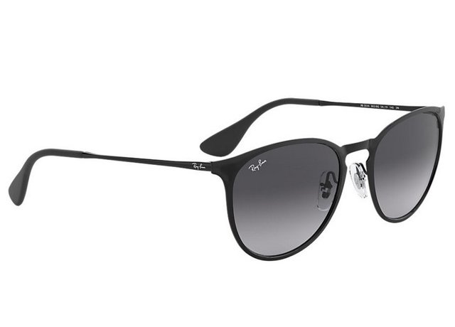 【珍愛眼鏡館】RAY BAN 雷朋太陽眼鏡 金屬鏡臂 舒適可調鼻墊 RB3539 002/8G 黑框漸層灰鏡片 公司貨