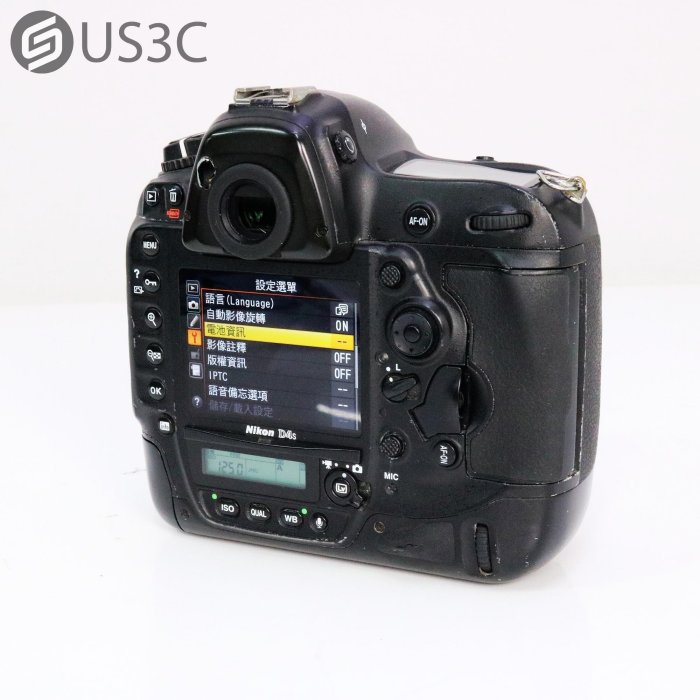 【US3C-小南門店】公司貨 尼康 Nikon D4S 單機身 1620萬像素 靜音拍攝 全片幅 防塵防水 11 fps連拍 雙卡槽 二手相機 單眼相機