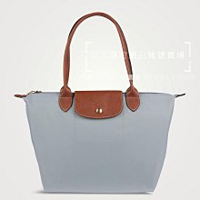 在途現貨 可以接單 長把M號 L2605089 P80鋼鐵灰 全新正品 LONGCHAMP LE PLIAGE 原創 再生帆布 法國經典 國民包 水餃包