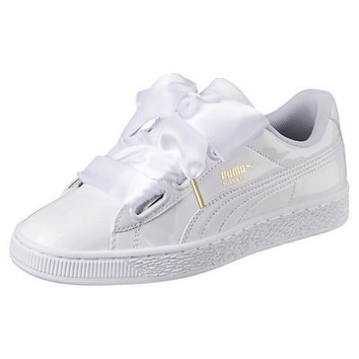 現貨 Puma Basket Heart Patent Woman 緞帶鞋 蝴蝶結  女款  正品 22.5