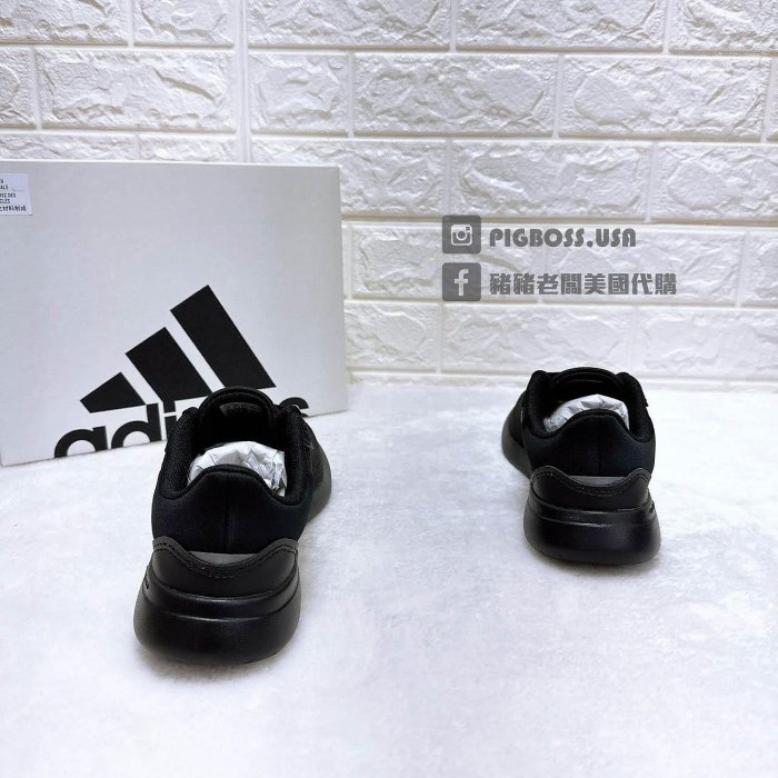 【豬豬老闆】ADIDAS QT RACER 3.0 全黑 透氣 休閒 運動 慢跑鞋 男女 GY9245