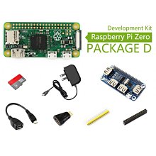 微雪 樹莓派zero raspberry pi0 USB HUB HAT集線器+SD卡 套件 W43