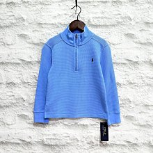 Maple麋鹿小舖 美國購買 童裝品牌POLO RALPH LAUREN 男童半拉鏈立領長T ＊ ( 現貨4T )