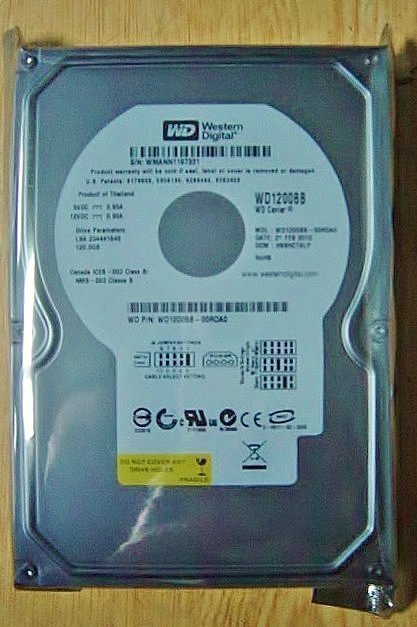 保固1年【小劉家電】全新庫存有靜電袋 SEAGATE、WD 3.5吋  IDE 120G 電腦硬碟