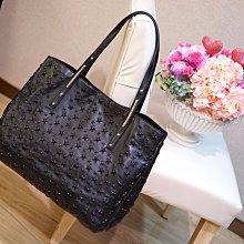 Jimmy Choo Starry Nappa Stars Tote 大型小羊皮星星卯釘托特包 黑 現貨