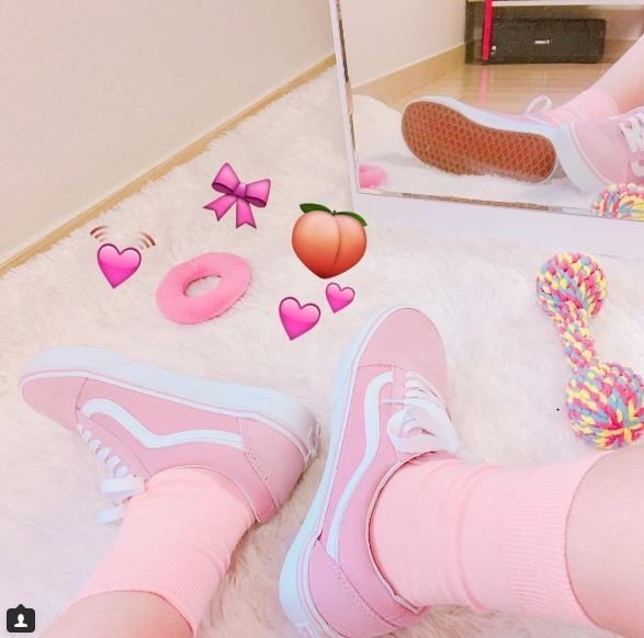 【韓國限定】VANS FOLDER Old Skool PINK 懶人鞋 滑板鞋 淺粉色 櫻花粉 粉紅 帆布鞋 超萌色系