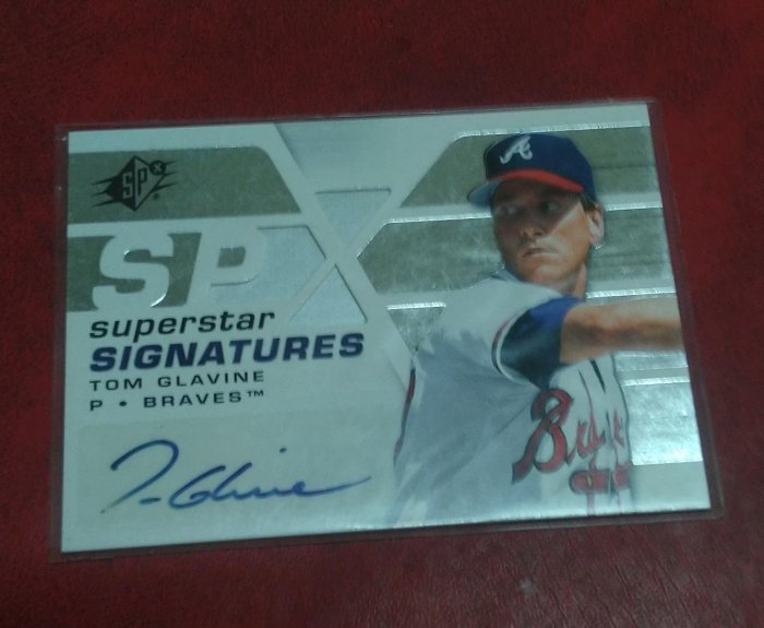 2008UD~SPX BASEBALL~Tom Glavine~AUTO~簽名卡~