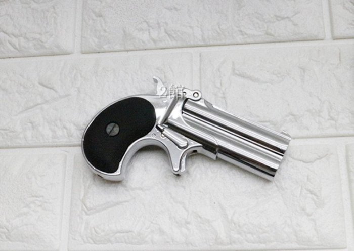 [01] 德吉林 掌心雷 手槍 瓦斯槍 全金屬 銀(口袋槍迷你槍名片槍手雷色戒玩具槍模型槍空氣槍CO2槍特務槍