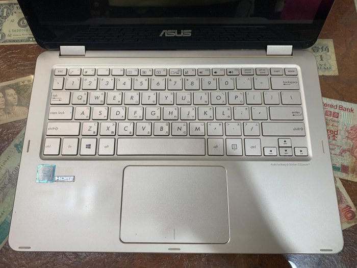 ASUS UX360C Intel m3-6Y30  360度旋轉 觸控/螢幕 13吋低耗長效筆電 (可蓄電)