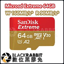 數位黑膠兔【 SanDisk micro SD 記憶卡 64GB 】SDXC 讀寫快速 64GB 4K