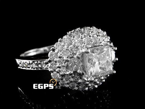 【永久流當品】《EGPS》天然鑽石 鉑金鑽戒 主石重 1.01CT 真鑽 豪華配鑽 鑽戒 女戒DT1846