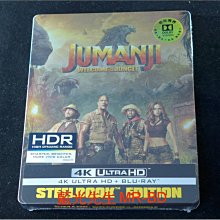 [4K-UHD藍光BD] - 野蠻遊戲2：瘋狂叢林 Jumanji UHD + BD 雙碟鐵盒版