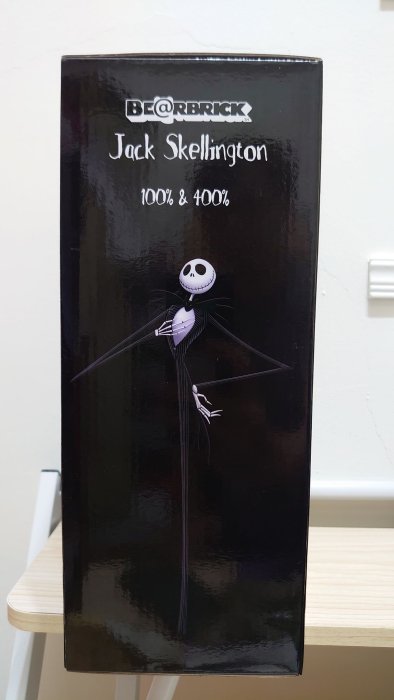 (全新未拆) 暴力熊 BE@RBRICK 100％+400% Jack Skellington 聖誕夜驚魂 骷髏傑克