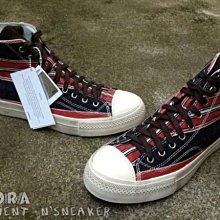 【HYDRA】 12aw VISVIM Skagway Hi Oka 民族風 線條 仿舊膠底 皮革襯裡 鞋墊 帆布 棉 運動鞋 US9.5