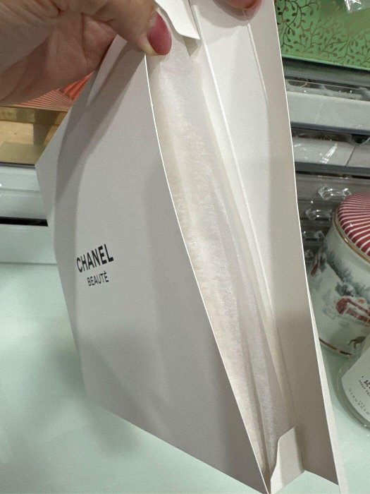 全新未使用Chanel香奈兒織布燙金LOGO 化妝包收納袋
