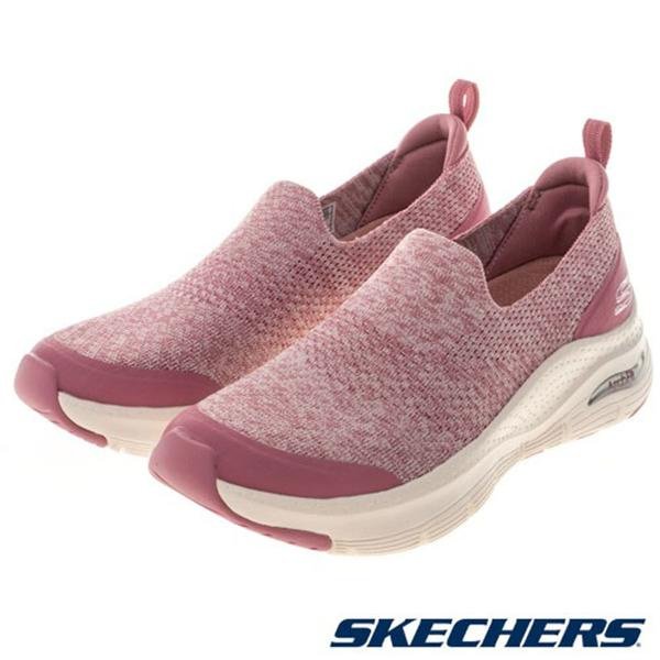 Skechers 女鞋 健走鞋 懶人鞋 ARCH FIT 粉/卡其【運動世界】149563MVE/149563TPE