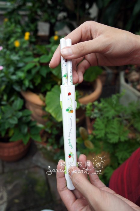 日本製環保筷--秘密花園--日本製輕巧環保筷/外出餐具--小蜜蜂