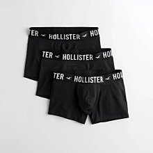 【HOLLISTER Co.】【HCO】HC男款內褲三件組黑黑黑 F02211217-01