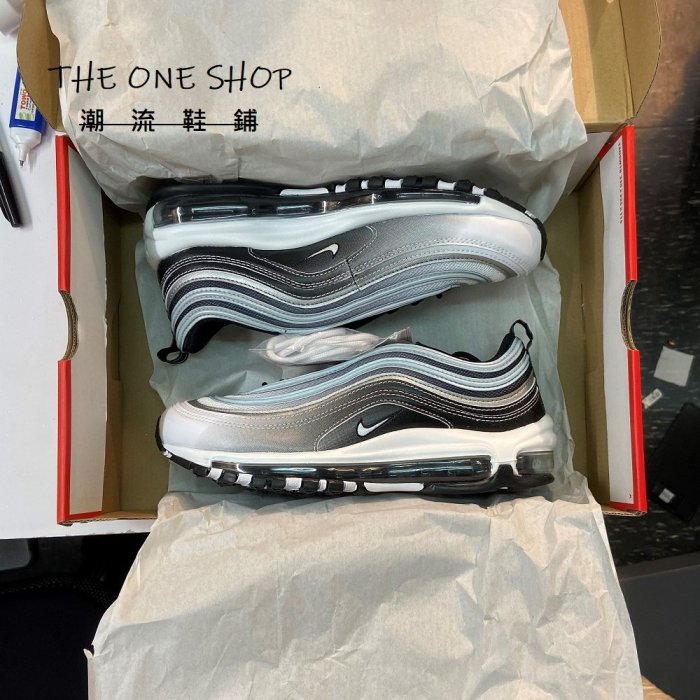 NIKE AIR MAX 97 子彈 銀色 黑銀 銀子彈 銀彈 漸層 反光 氣墊 921826-016