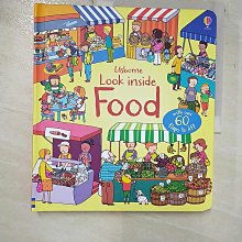 【書寶二手書T1／少年童書_DW9】Look Inside Food知識翻翻書_Emily Bone,d Benedetta Giaufret