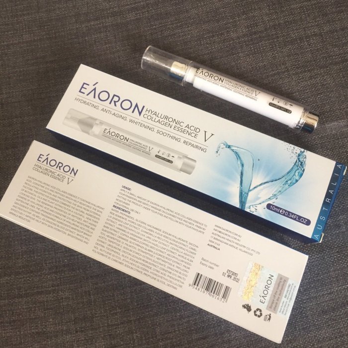 正正貨100% 澳洲EAORON塗抹式第五代水光精華液-原廠防偽碼最新10ml