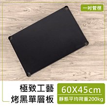 配件【60x45cm 烤漆無洞鐵板含夾片/二色可選】單層耐重200kg【架式館】層架/收納架/組合架/微波爐架/鐵架