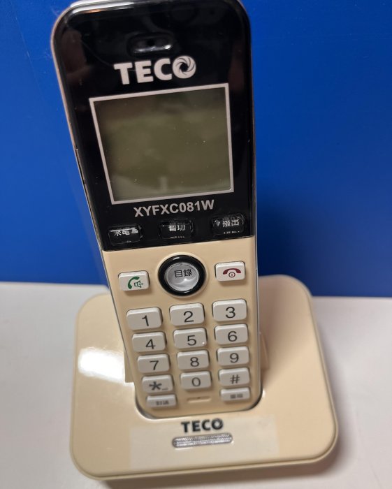 TECO 東元 2.4G數位無線子母電話機一組 ***7成新***特價