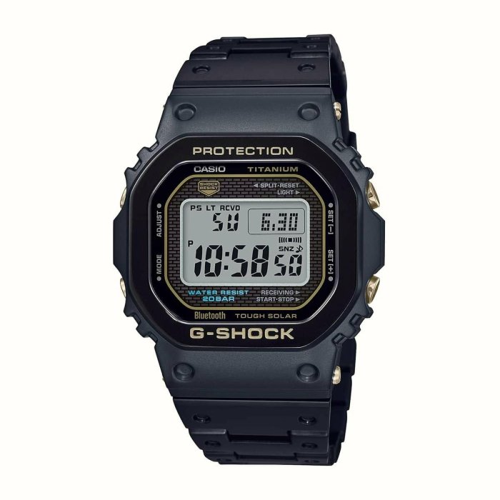 CASIO G-SHOCK 35週年35th 手錶紀念錶GMW B5000TB 鈦金屬Titanium LCD