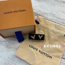 《真愛名牌精品》 LV M68153 Essential V 耳環(金色) *全新*代購