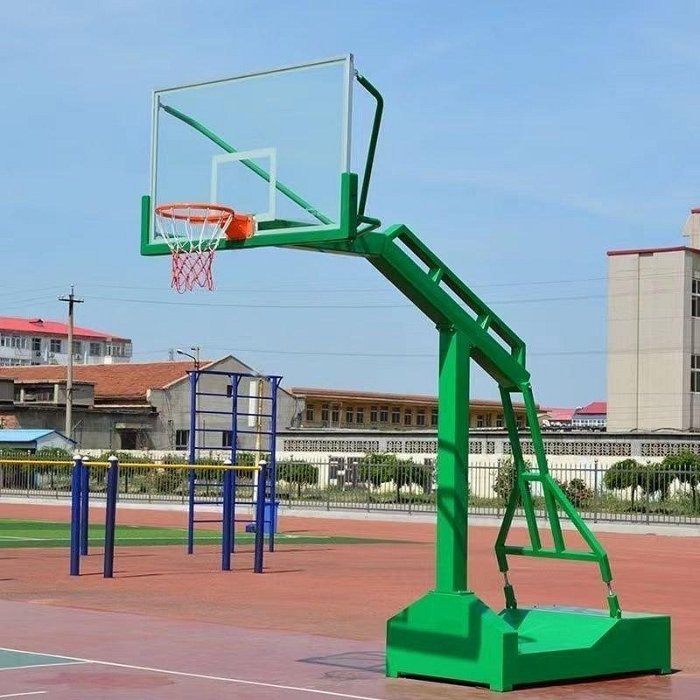 【熱賣精選】戶外成人標準籃球架固定式移動式學校家用訓練比賽室外