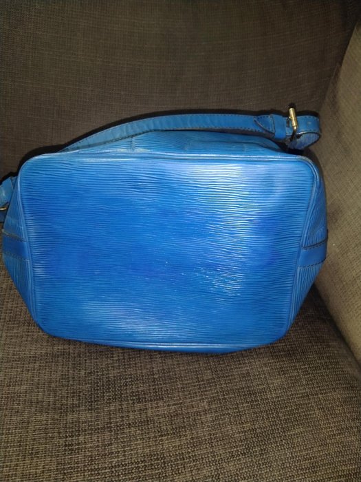 時尚二手屋LV藍色水波紋中水桶包