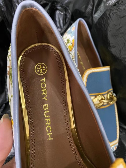 ╭☆包媽子店☆ TORY BURCH Jessa 20mm Loafers 真皮福樂鞋/懶人鞋((部份現貨))