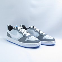 NIKE DV5456019 Court Borough 大童休閒鞋 女鞋 冷灰/藍【iSport愛運動】