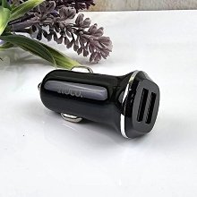 【HOCO.浩酷】雙孔2.1A車用充電器 USB 車充 5V 2.1A (黑)