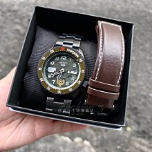 SEIKO 精工 5 Sports x 快打旋風 蓋爾GUILE 聯名限量 機械錶 SRPF21K 4R36-08V0J